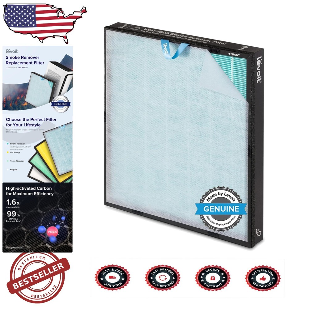 Custom High-Efficiency Filter for Vital 200S-P - Ultimate Smoke Protection Blue