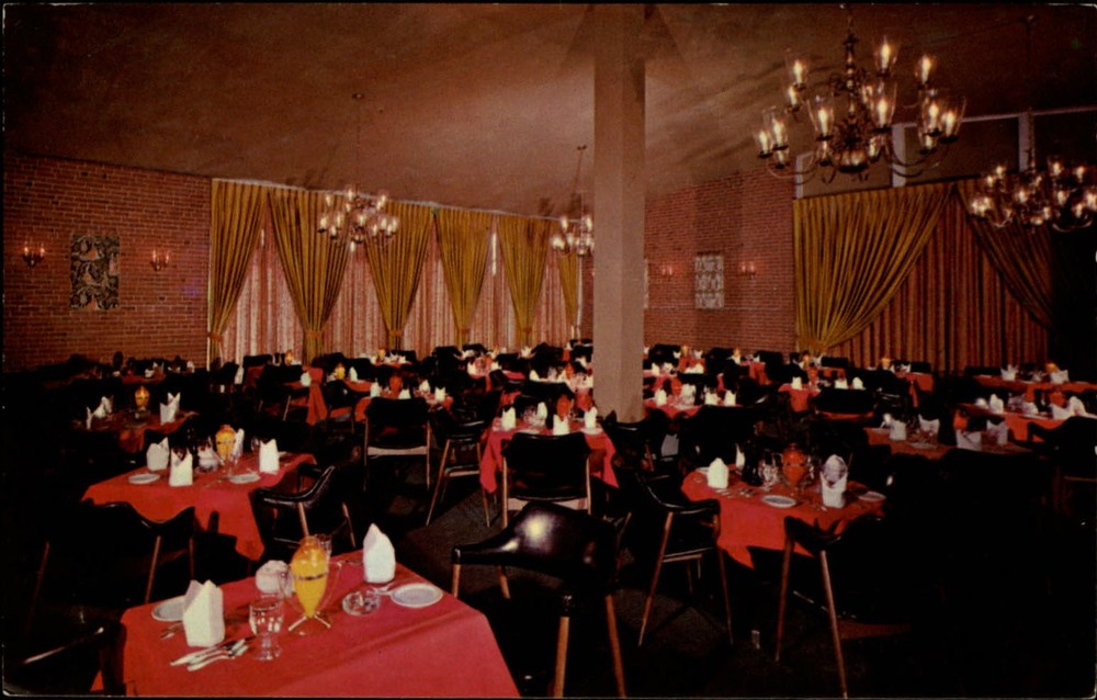 Steak Grille Waltham Massachusetts vintage postcard v452