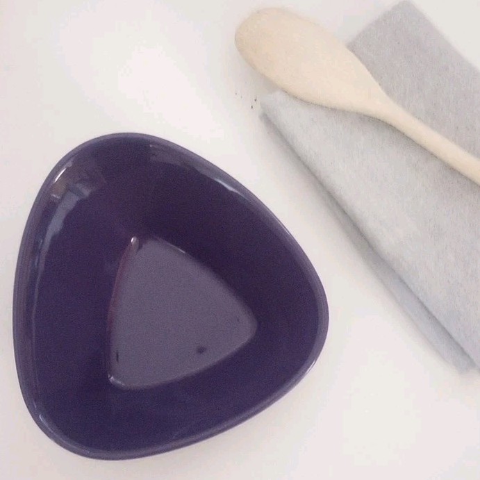 Unique Retro Purple Ceramic Snack Trinket Vanity Accent Bowl Tray Dish 6