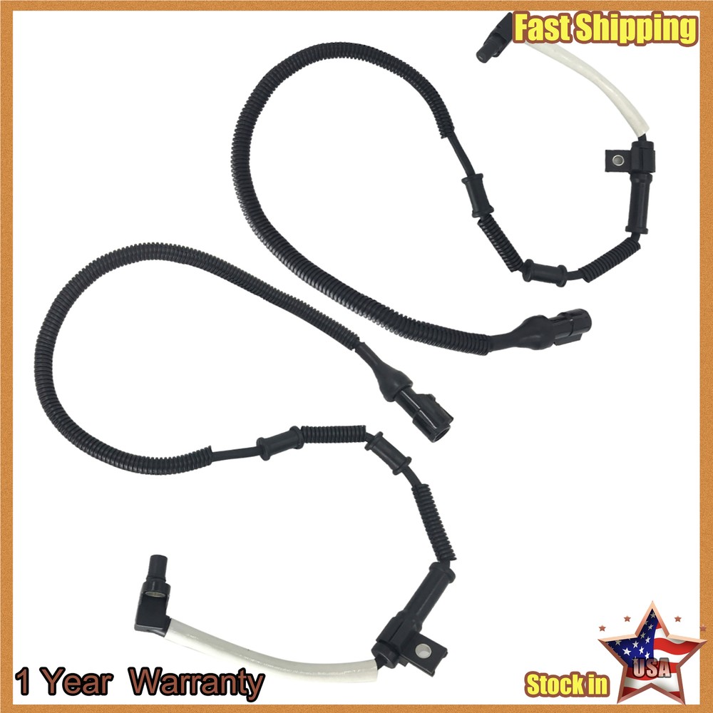 ABS Wheel Speed Sensor Front Left & Right for Ford F-150 F-250 Expedition 2-Piece Set-image