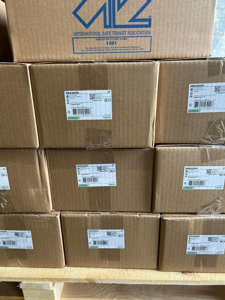 Square D HDA36050 - MCCB 50A 3P 600VAC 14kA, Circuit Breaker, Made in Mexico