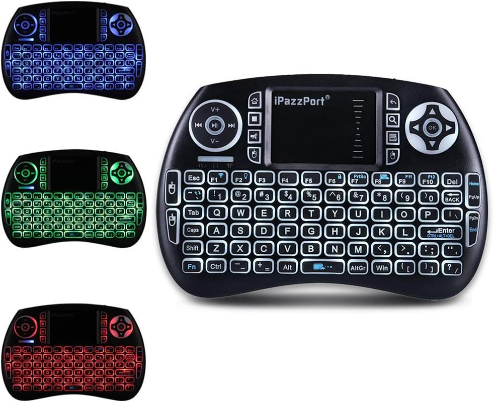 Upgrade Backlit Mini Bluetooth Keyboard with Touchpad