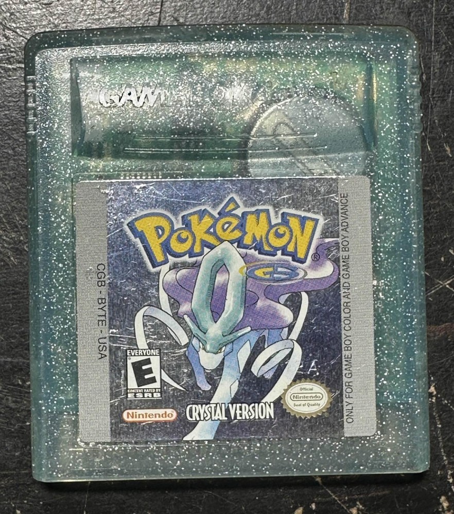 Pokemon Crystal (Nintendo GameBoy Color, 2001)