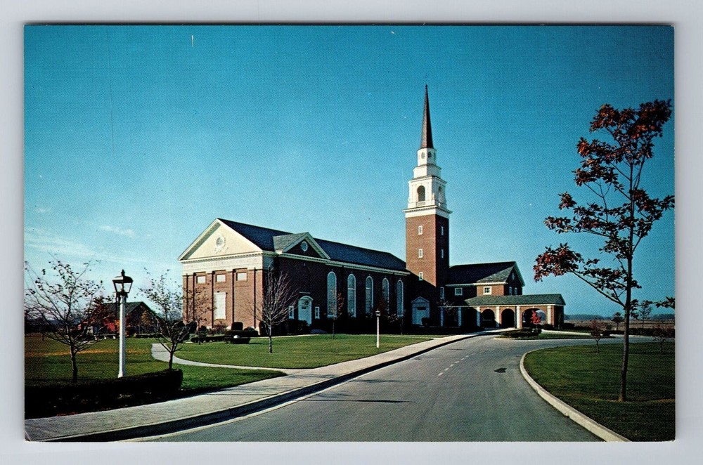 Findlay OH-Ohio, First Presbyterian Church, Antique Vintage Souvenir Postcard