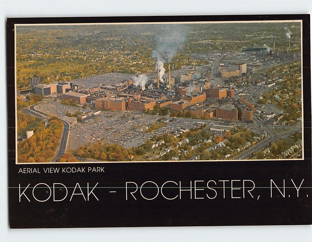 Postcard Aerial View Kodak Park Kodak Rochester USA