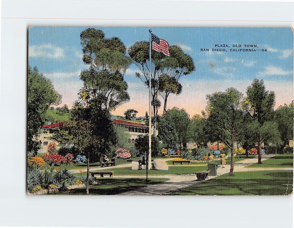 Postcard Plaza Old Town San Diego California USA