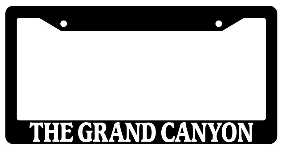 Black Grand Canyon License Plate Frame Auto Accessory 1319