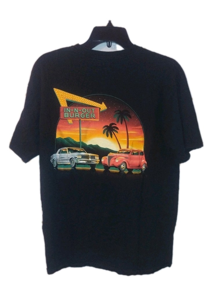 In-n-out burger Arizona Black T-shirt Size Large