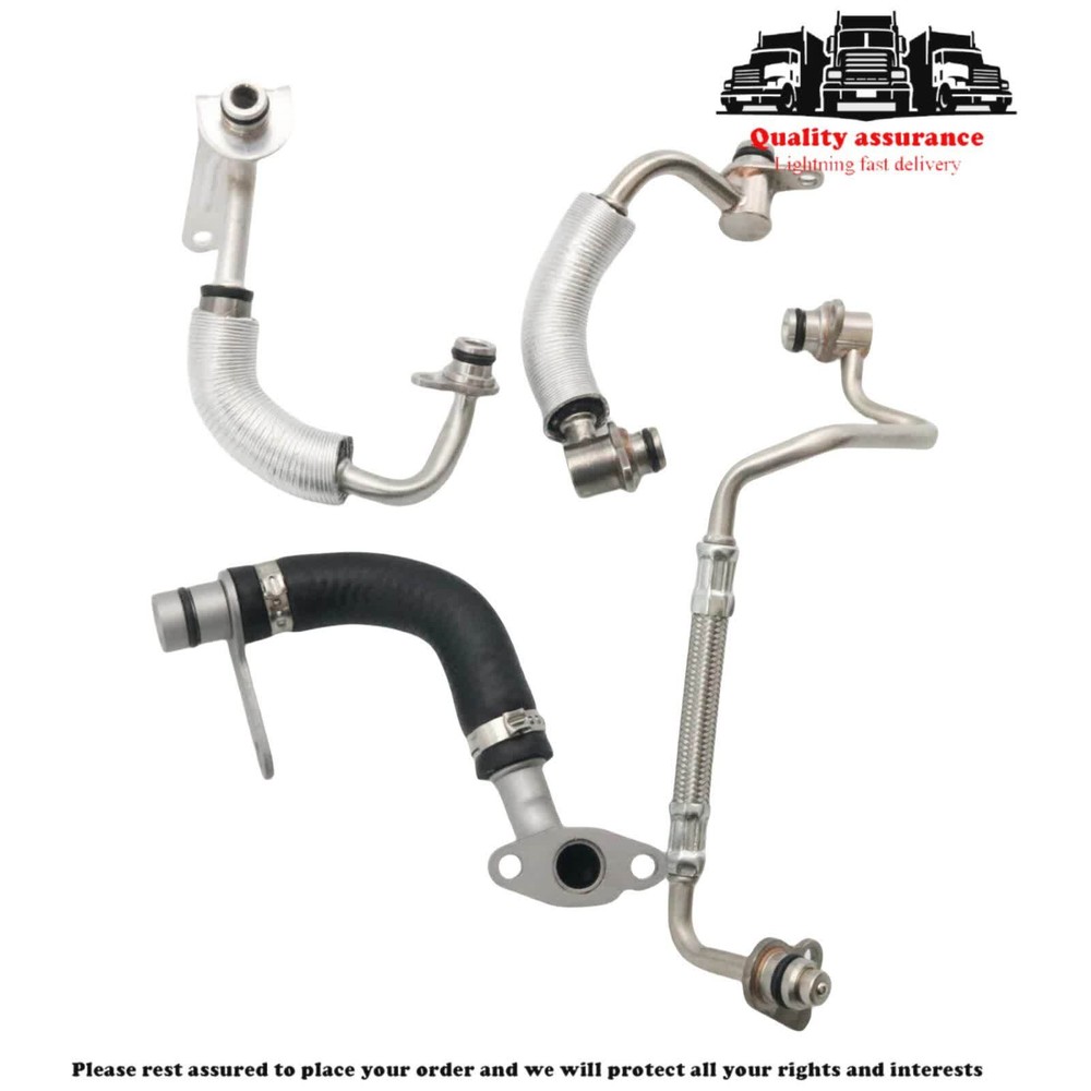 BMW Turbocharger Coolant Line Kit Fits F10 F20 F22 F30 X1 X3 X4 X5 Z4 N20 N26 Engines