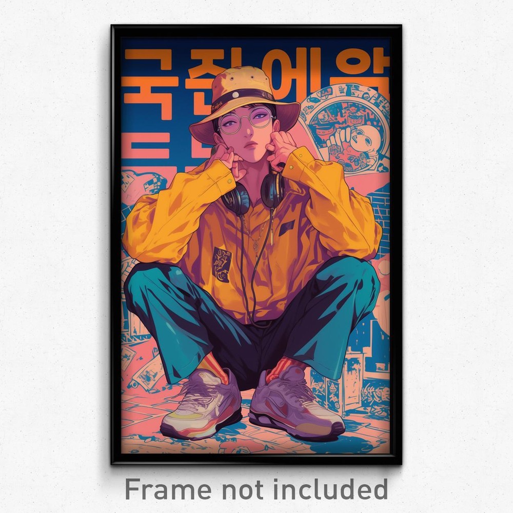 Korean Movie Poster - Boy Feeling Unsettled, Hearty Sun Hat (Korea Art Print)