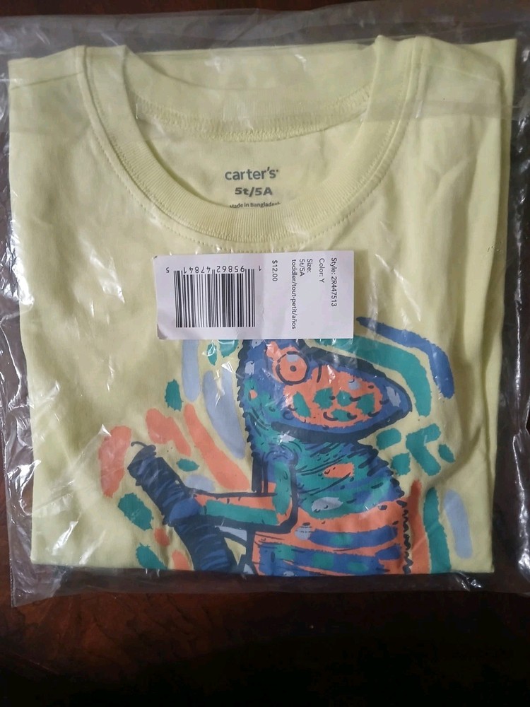 Carters Toddler Equana Graphic Tee Size 5T