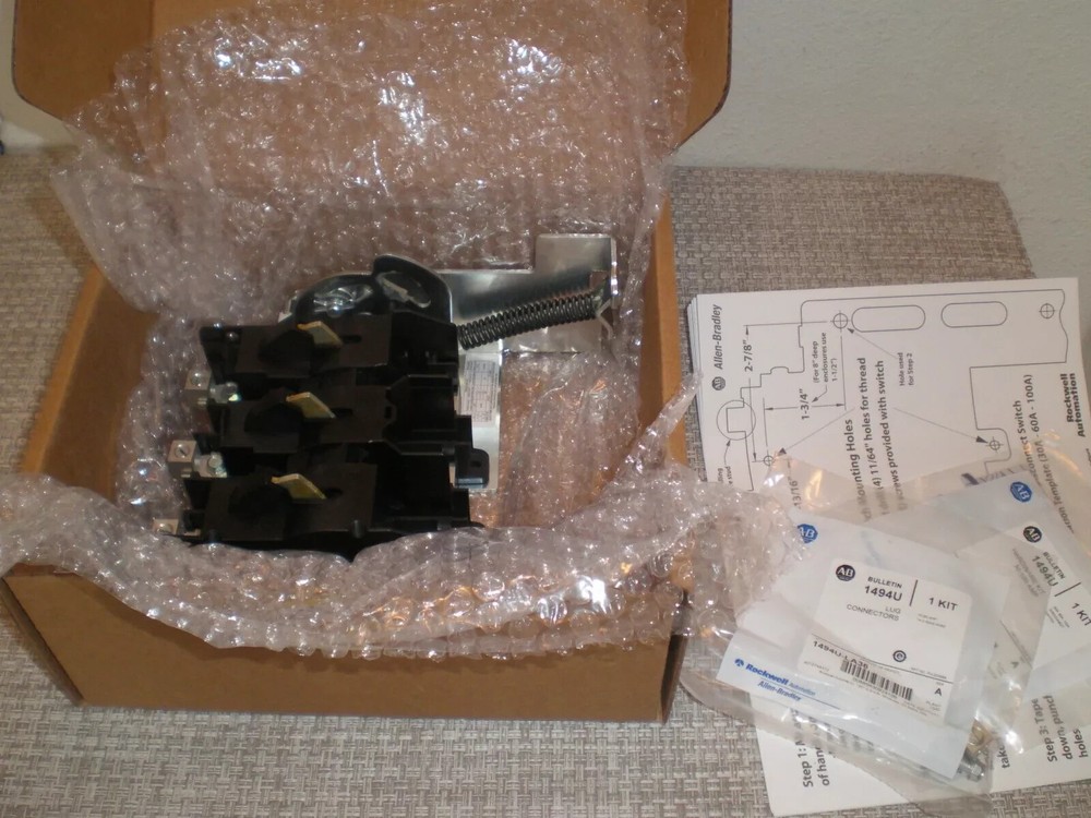 New! Allen Bradley 1494U-D30 SER A 30 Amp Disconnect Switch Free Ship!