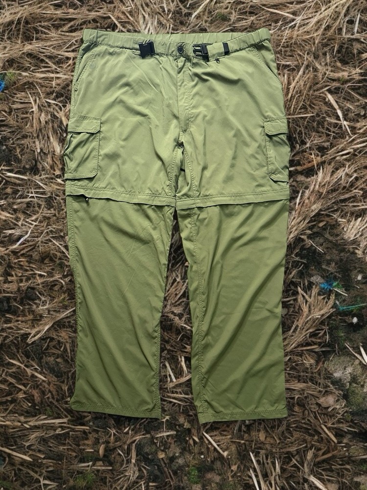 Boy Scouts Of America Switchback Uniform Pants Mens 2XL Green Convertible Belted
