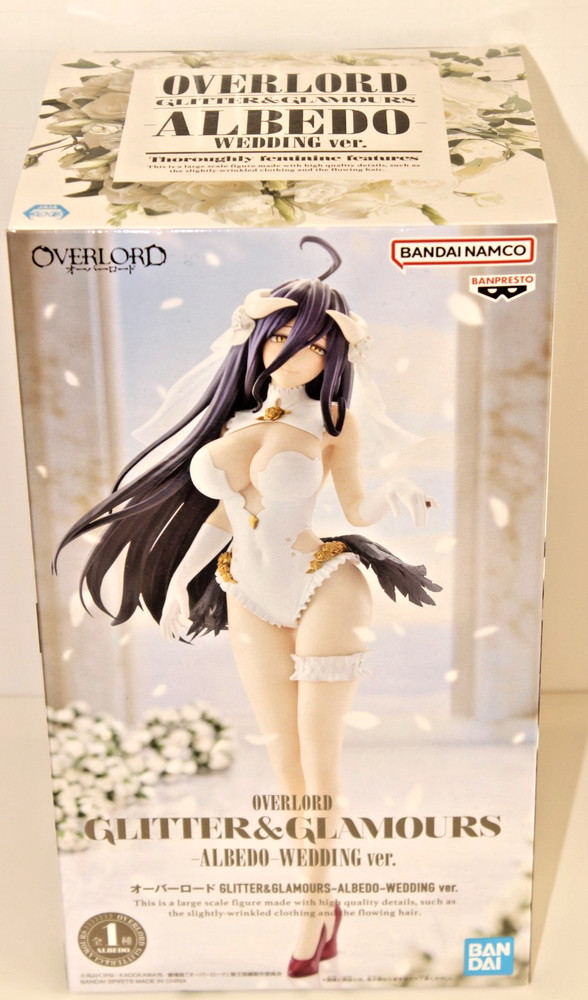 Overlord Albedo Wedding Ver Figure Glitter & Glamours Banpresto Japan NEW