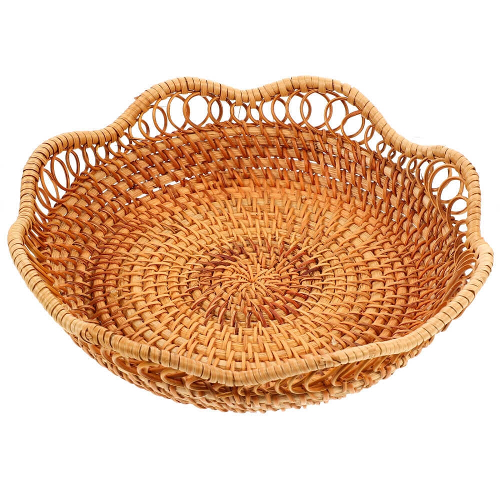 Snack Storage Tray Closets Storage Basket Rattan Tray Basket Rattan Storage Bin