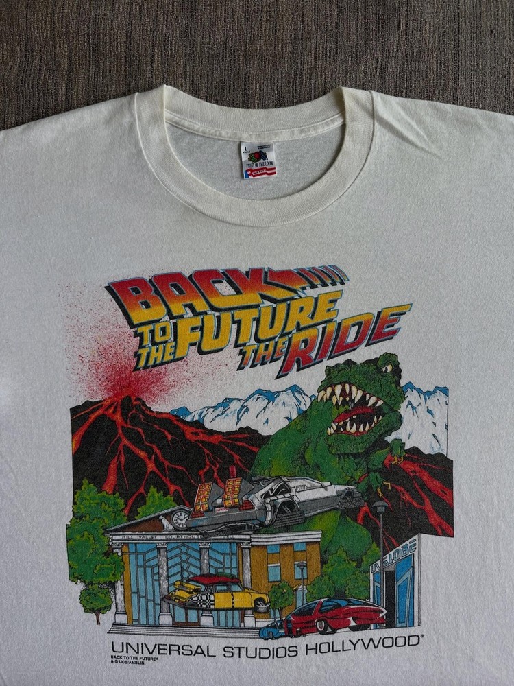 Back To The Future The Ride Dinosaur 90s Basic Style Men Women T shirt NH28790