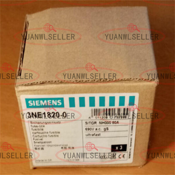 3PCS NEW Siemens 3NE1820-0 Fuse 3NE1 820-0 80A 690V