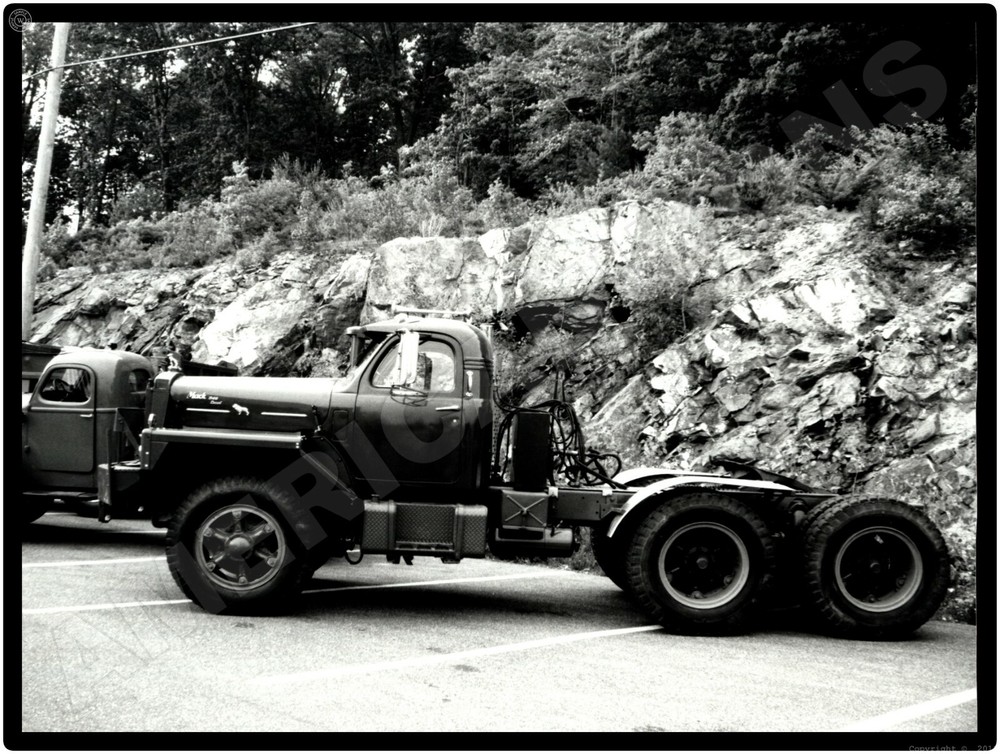 Mack Trucks New Metal Sign: 1964 Model B87 Pictured