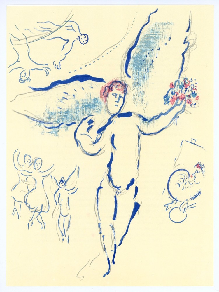 Marc Chagall lithograph for the Ceiling of The Paris Opera