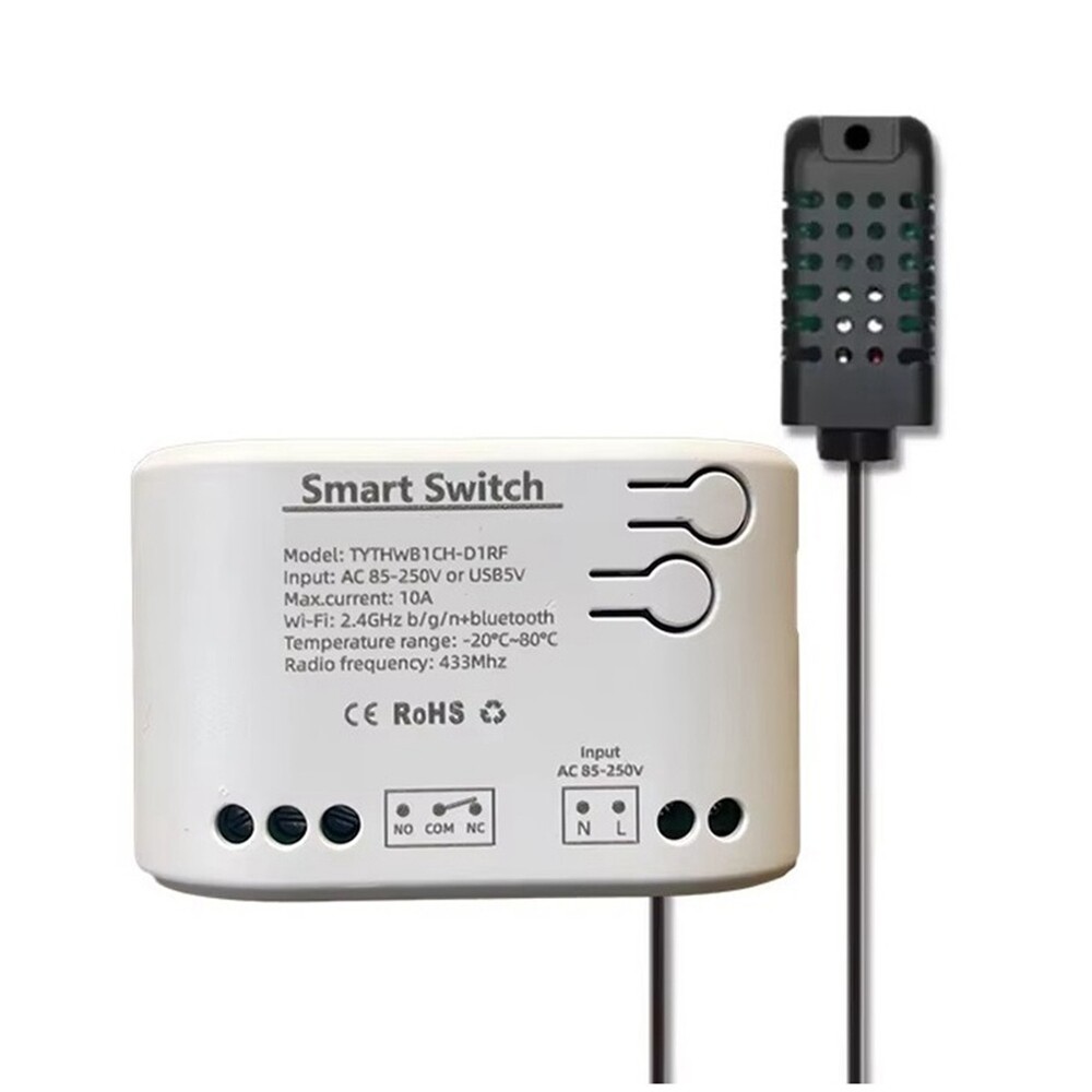Tuya Smart Life WiFi Switch Relay Temperature Humidity Monitoring3202