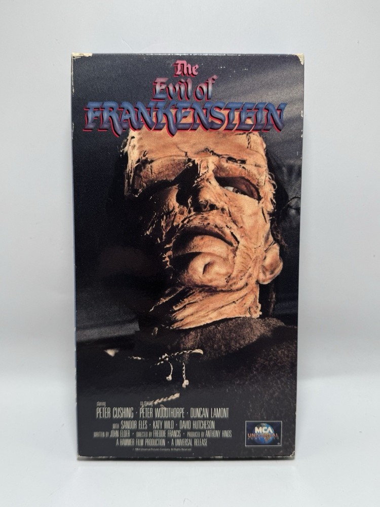 The Evil of Frankenstein (VHS, 1992)