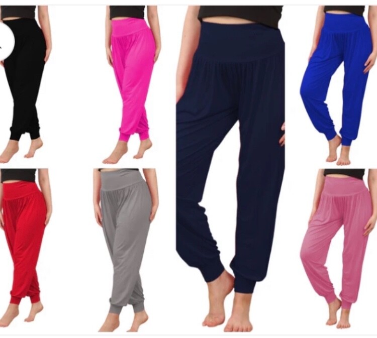 Women's Harem Ali Baba Pants Baggy Yoga Trousers UK 8-26
