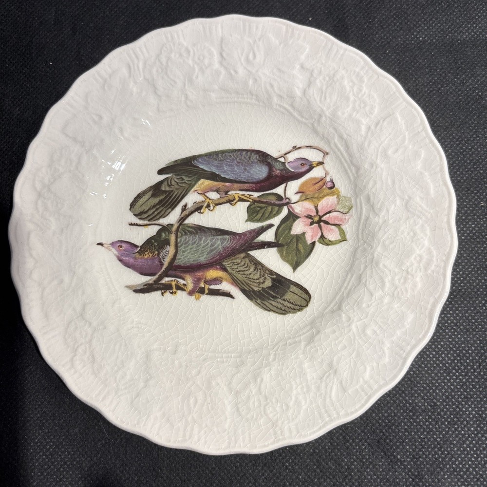 Vtg Alfred Meakin England Birds Of America 6” Plate