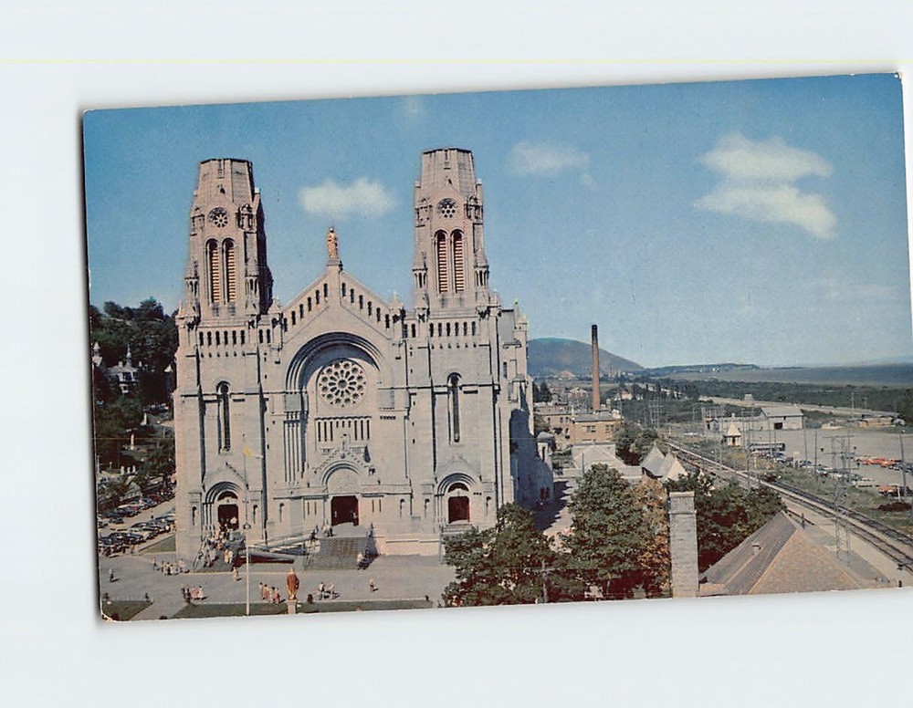 Postcard The Basilica Ste. Anne De Beaupre Quebec Canada