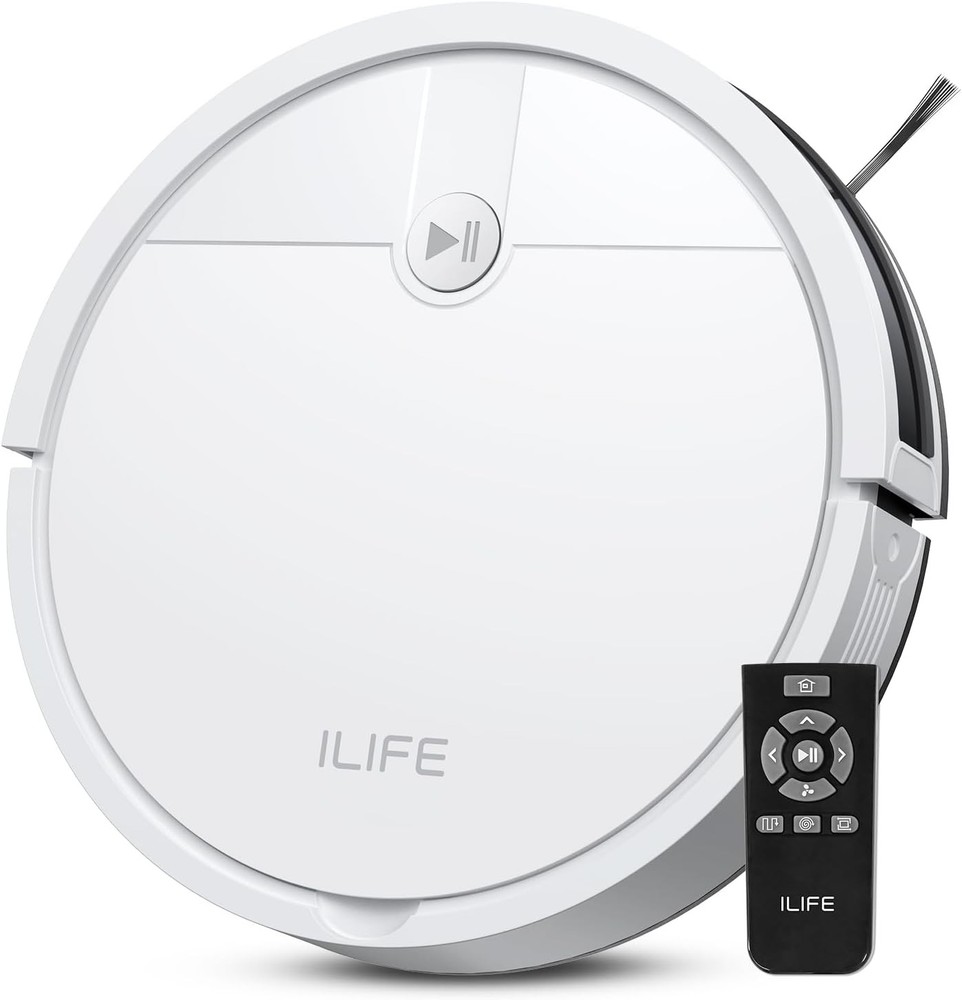 Robot Vacuum Cleaner 120 Mins Runtime Ideal for Pet Hair and Hard Floors