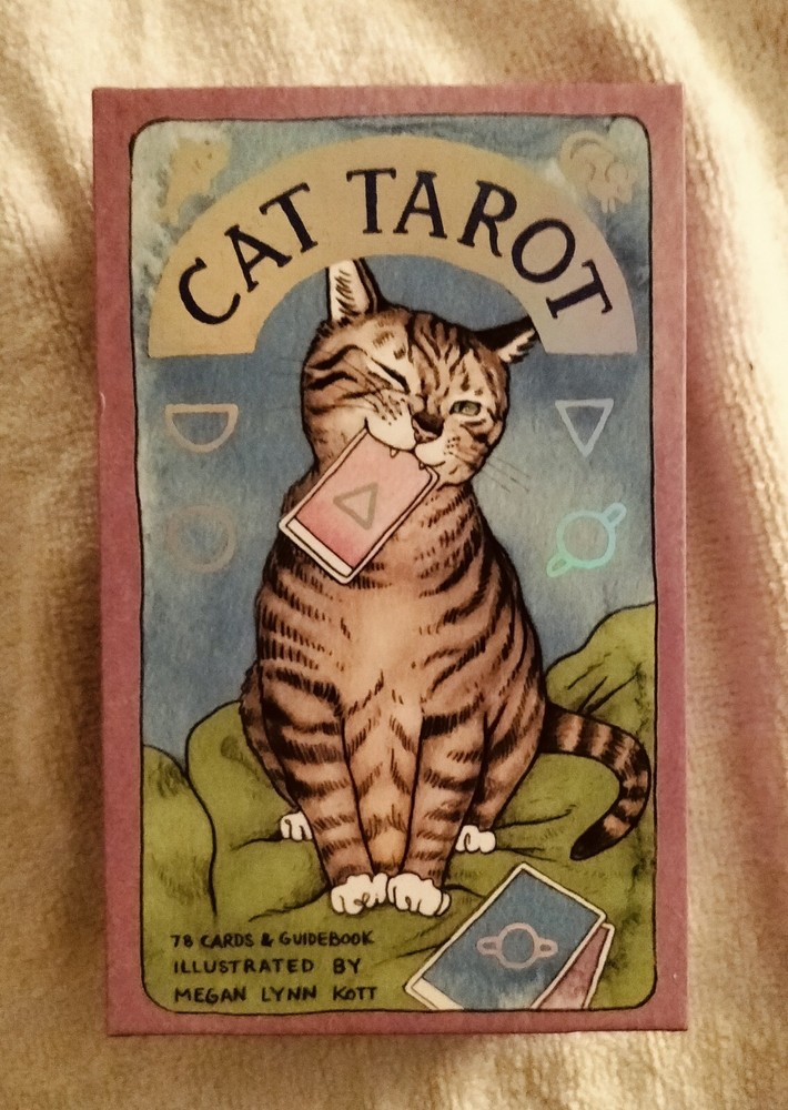 Cat Tarot: A 78 Tarot Cards Deck English Version Divination Occult Oracle Card