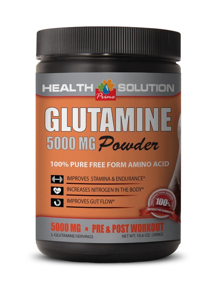 glutamine workout - GLUTAMINE POWDER 5000mg - muscle growth powder 1B