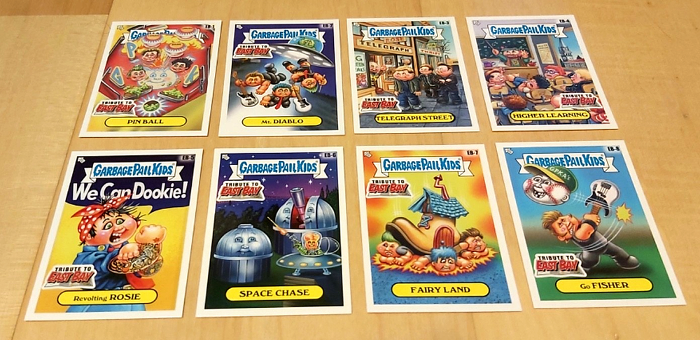 2024 Topps Garbage Pail Kids GPK Green Day Tribute to East Bay Insert Set (8) !