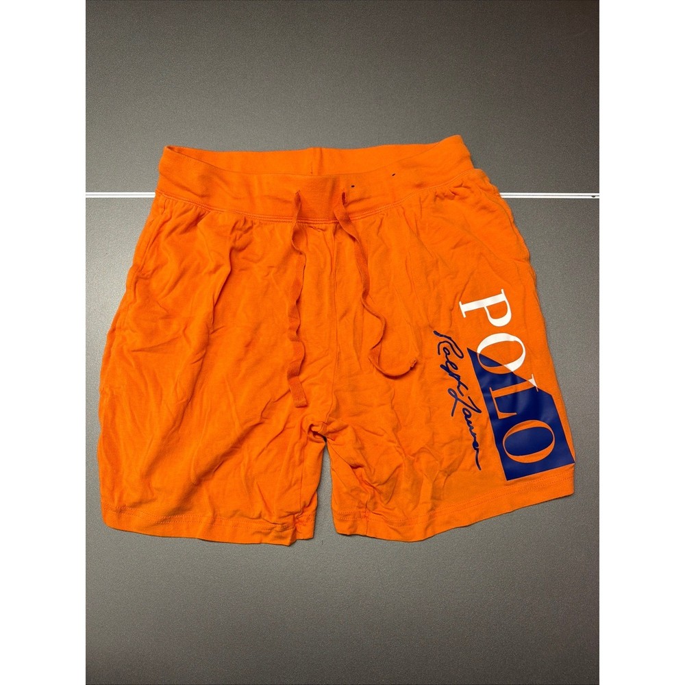 Polo Ralph Lauren Men's Orange Sleep Shorts Size Medium