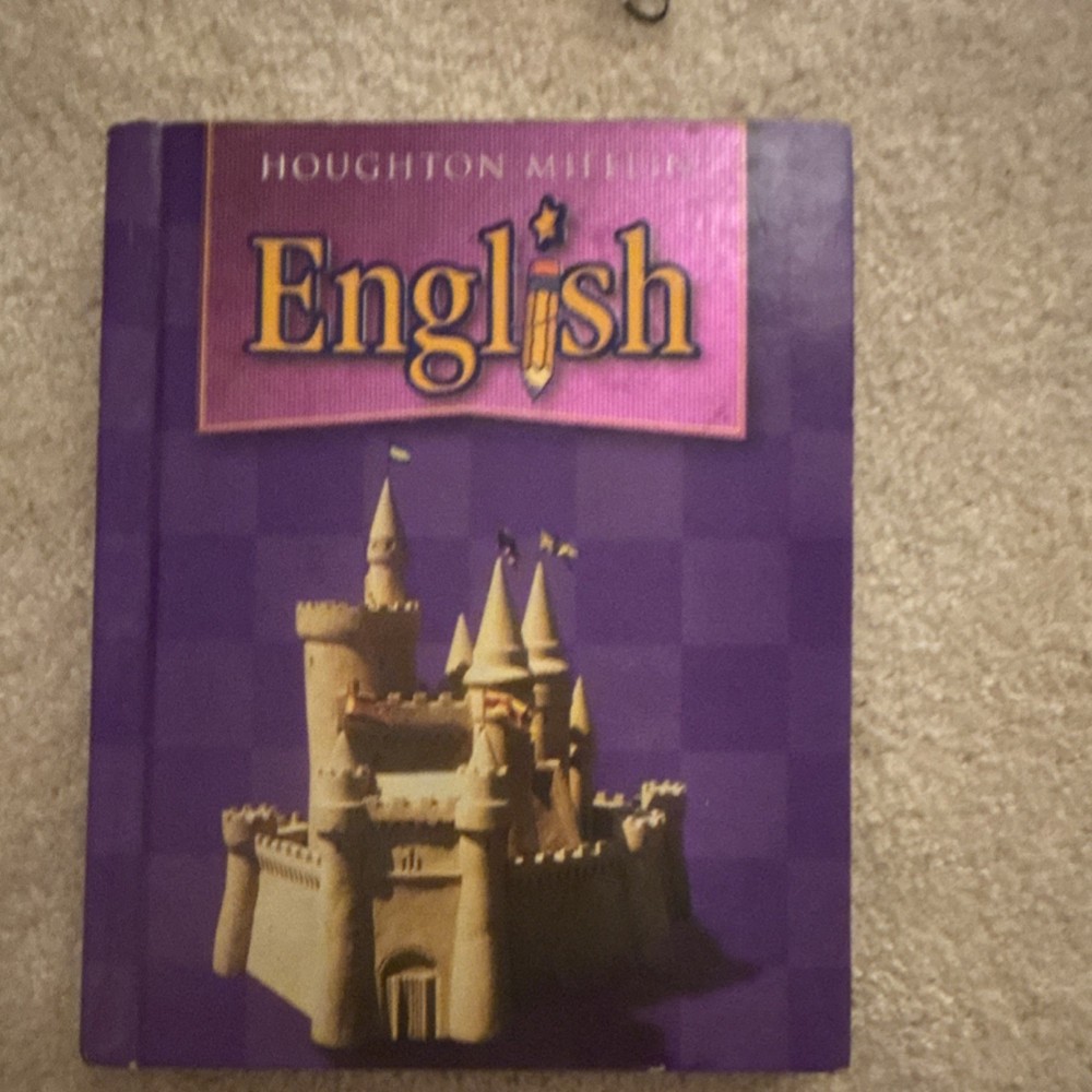 Houghton Mifflin English Textbook Hardcover Grammar Usage Mechanics