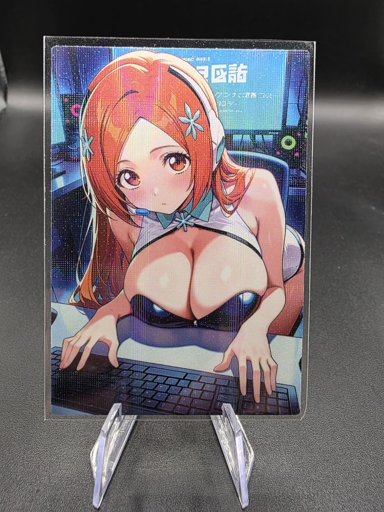 Oriheme Inoue Bleach Holographic Anime Collectible Trading Card