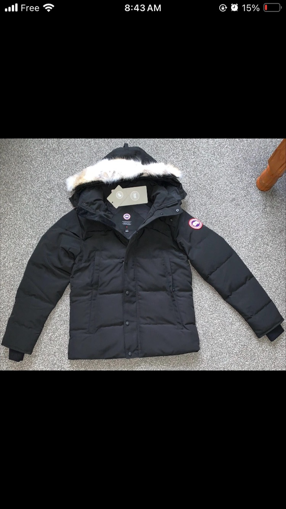 Canada Goose Parka Jacket with Fur Hood + Original Bag – Brand New!
