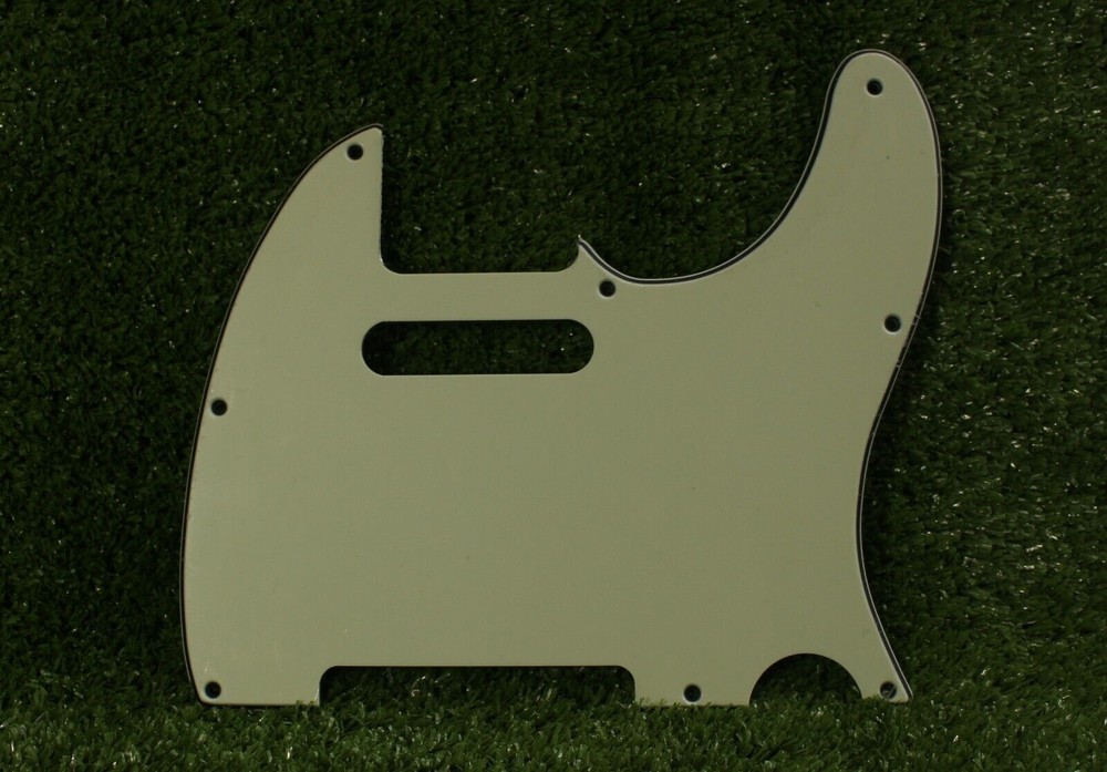 Telecaster Pickguard For 60s USA Fender Tele - Light Mint Green Wide Bevel