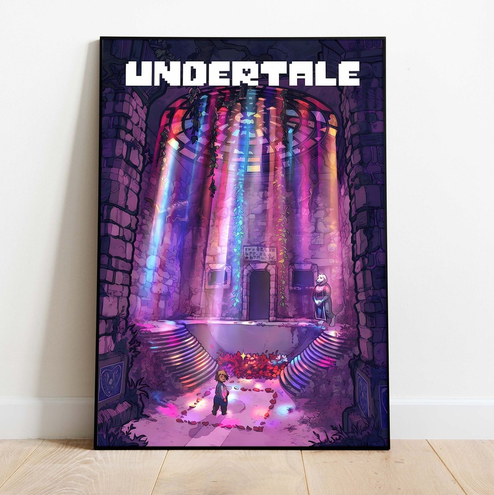 Undertale Poster | Indie RPG Video Game Wall Art Print Gamer Gift