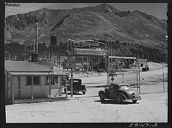 Photo:Entrance to Molybdemum Company mine. Climax, Colorado