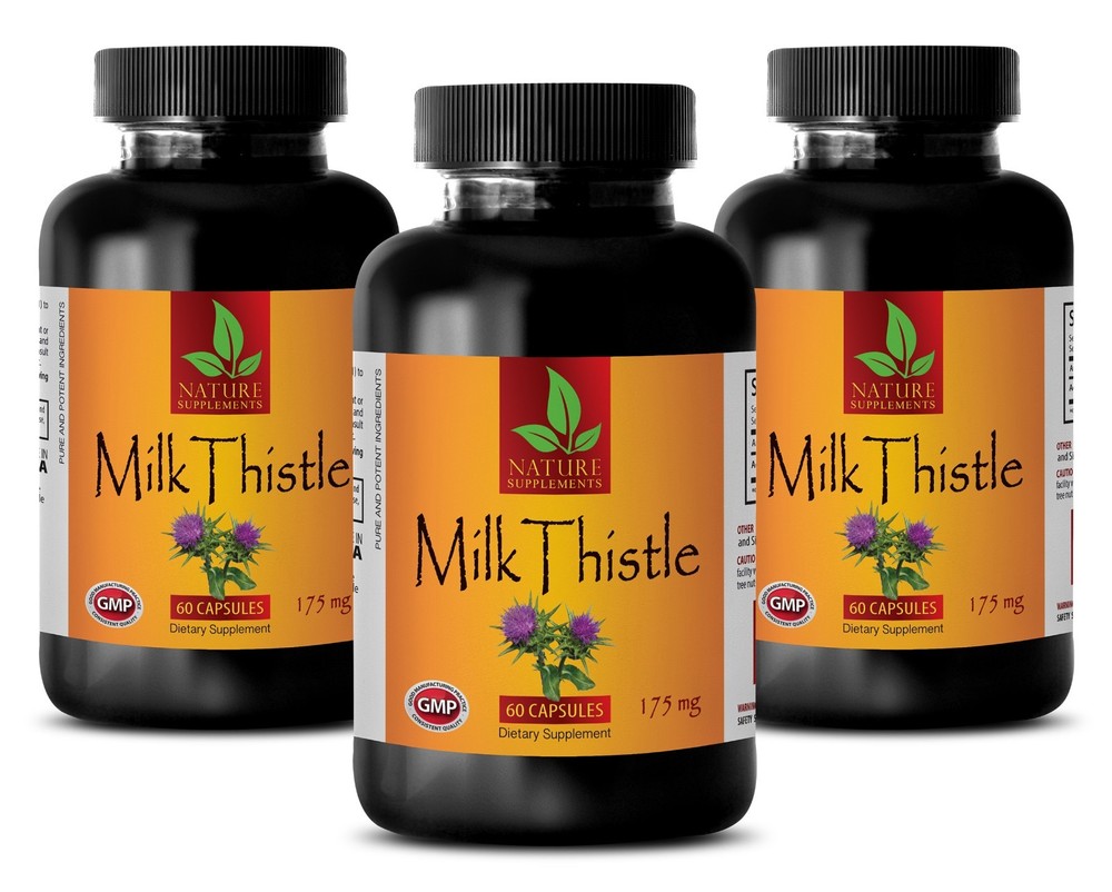 Weight loss and energy pills-MILK THISTLE 175MG -milk thistle bulk supplement -3