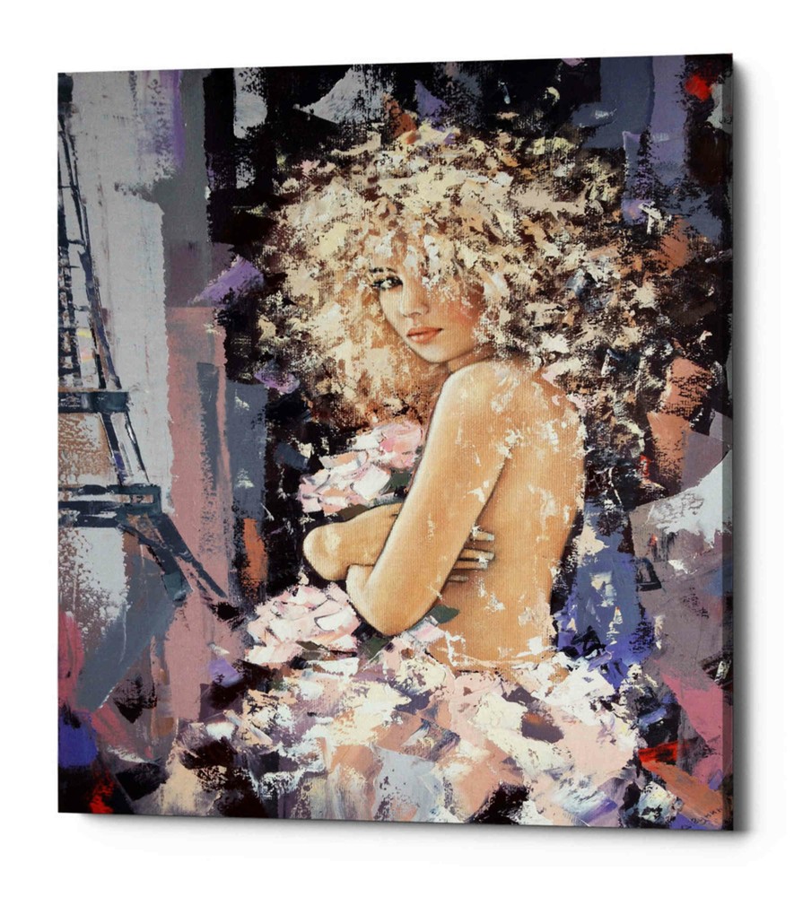 Epic Graffiti 'Aromas of Paris' by Alexander Gunin, Giclee Canvas Wall Art
