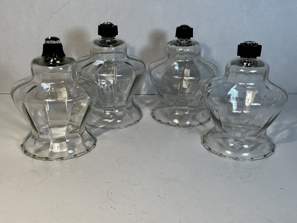 4 Home Interior Homco Country Shade Peg Votive Cups Candle Holders W/ Grommets