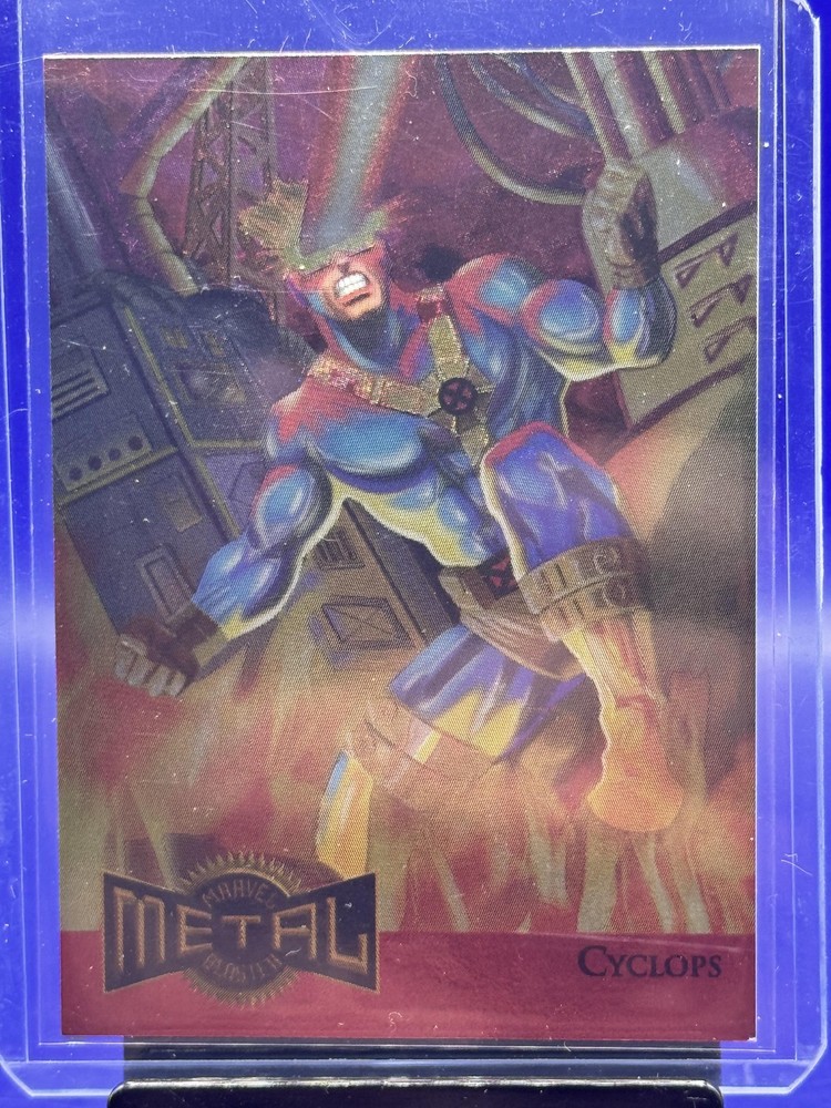 1995 Metal Marvel Cyclops #3 Metal Blasters