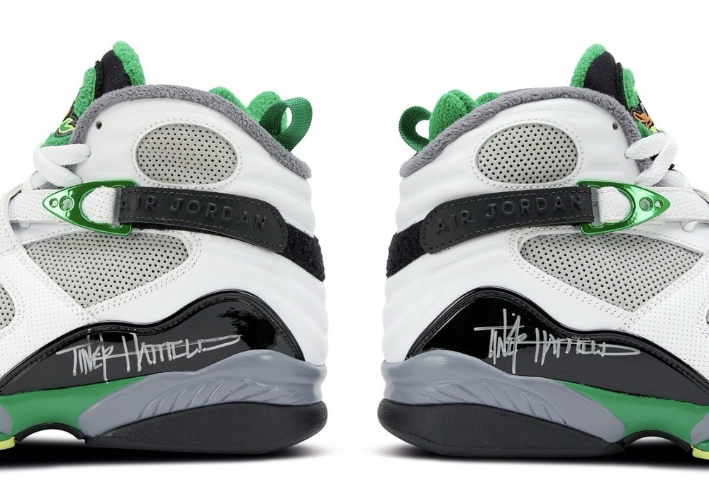 Nike Air Jordan 8 Double Tinker Hatfield Auto. DropX  U Of Oregon Ducks PE. /100