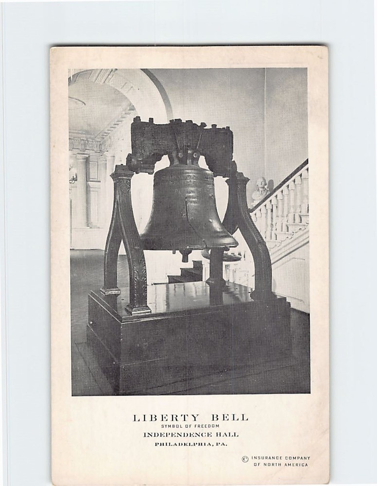 Postcard Liberty Bell Independence Hall Philadelphia Pennsylvania USA