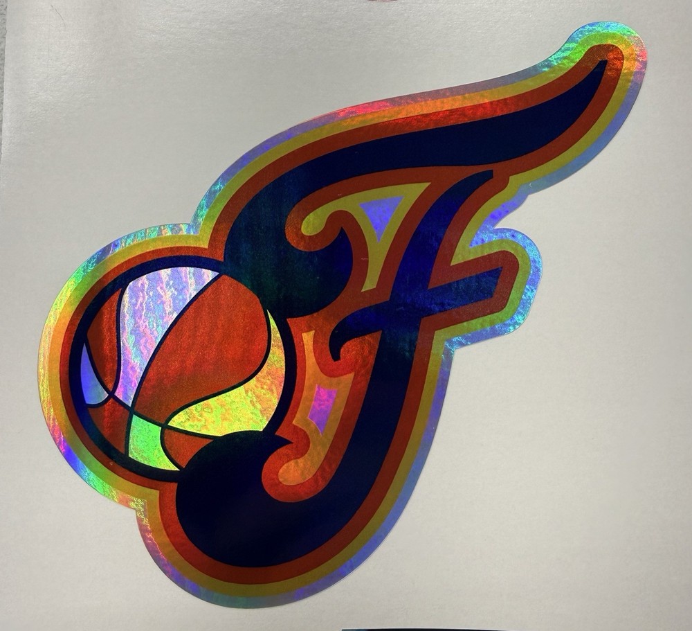 Indiana Fever Alternate  Holographic Vinyl Decal