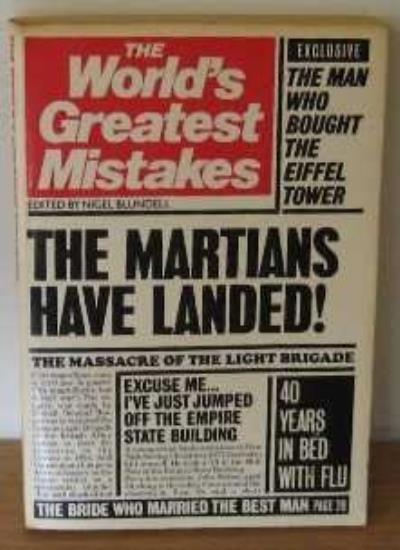 'WORLD'S GREATEST MISTAKES, THE' By NIGEL BLUNDELL