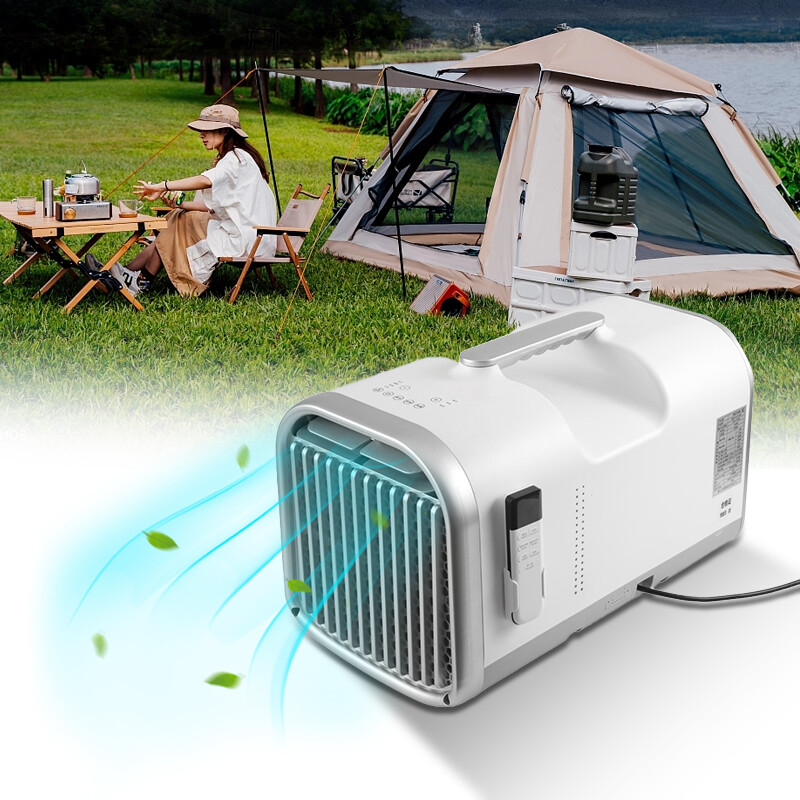 New Tent Air Conditioner Mini 24V/110V Portable Camping AC Unit Cool For SUV RV