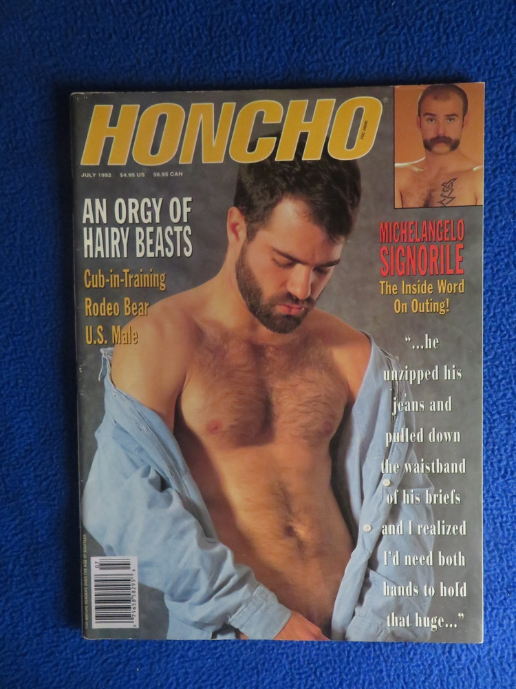 Honcho Gay Themed Magazine  July  1992