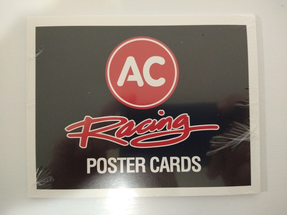 AC Racing Poster Cards Factory Sealed Early 90s Vintage Collectible-image